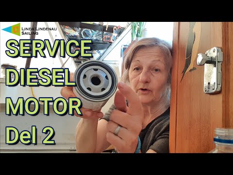 Service of diesel engine, part 2, replace fuel filter