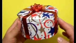 HOW TO WRAP A CIRCULAR GIFT ?