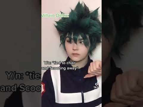 Y/n trying to escape the LOV | Villain Izuku Midoriya Cosplay | BNHA MHA | @0o.coz