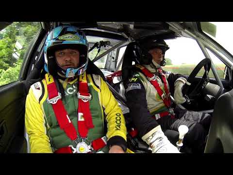 Rallye des Bornes La Roche-sur-Foron VHC, avec l'équipage aux couleurs Yacco Michel Ducreux et Anthony Raoult (BMW M3)