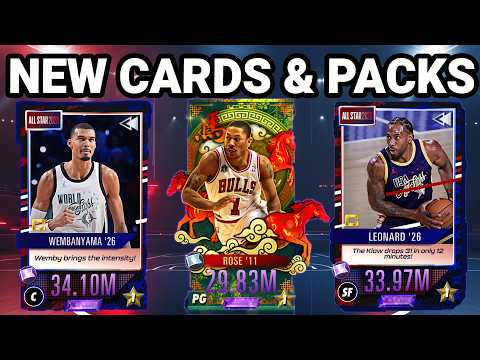 Crazy Pack Luck! New All-Star 2026 Moments & LNY Pack Opening - NBA 2K Mobile