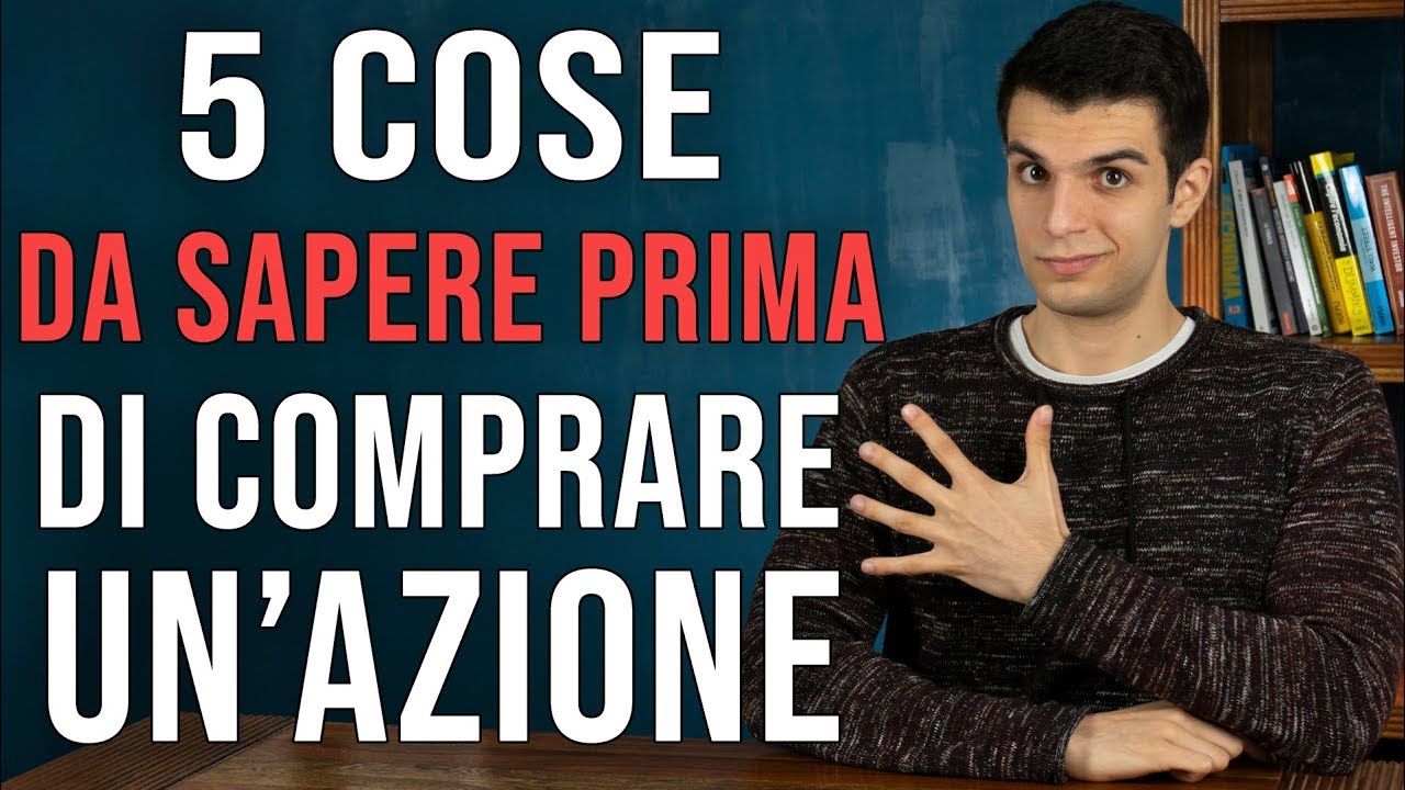 5 COSE da guardare in un'azione PRIMA DI INVESTIRE 📈