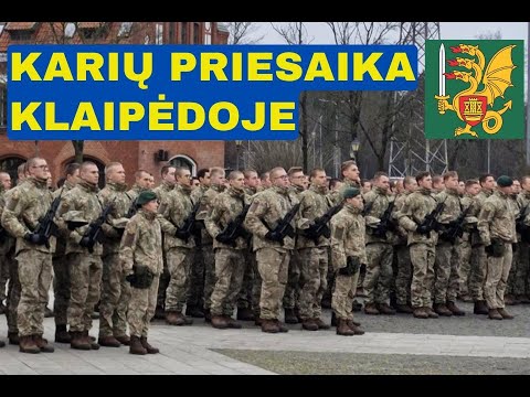Klaipėdoje prisiekė tarnybą pradedantys kariai