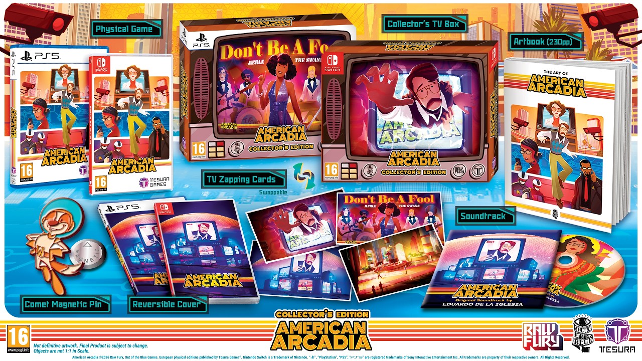 Video de YouTube: American Arcadia confirma su edición física para PS5 y Switch