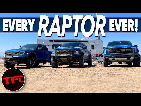 I Go Hands-On With Every Ford F-150 Raptor Ever — But Which One Is Best?