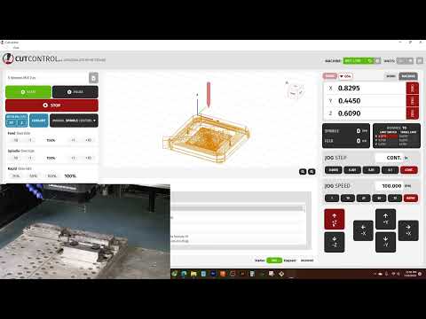 MR-1 CNC Mill CutControl Software Tutorial - Jogging the Machine