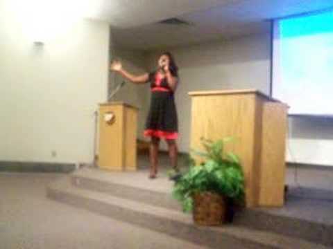 Jyonita Boone Singing Let us Worship Him by Yolanda Adams