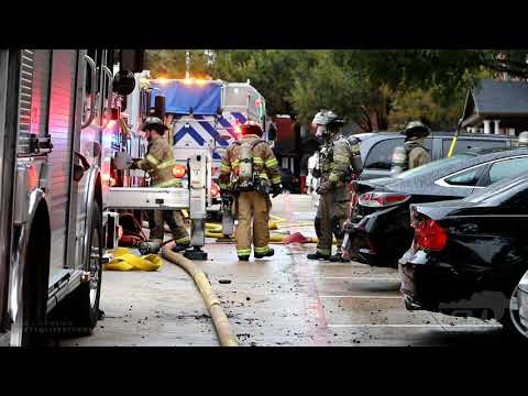 10/23/2020 Fort Worth, TX - 2 alarm apartment fire caused by lightning