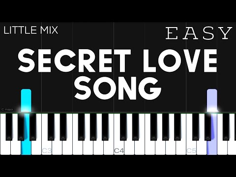 Little Mix - Secret Love Song ft. Jason Derulo | EASY Piano Tutorial