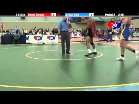 University Nat`ls FS  66 KG / 145.5 lbs: Travis Donner vs. Jordan Rich