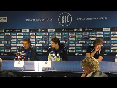 Uerdingerblock Karlsruher SC - KFC Uerdingen Pressekonferenz