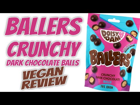 Doisy and Dam "Ballers" Crunchy Dark Chocolate Balls [VEGAN REVIEW]