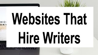 Websites That Hire Freelance Writers || 20 Best Freelance Writing Websites