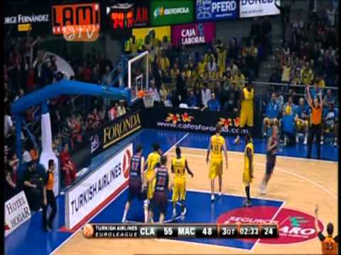 Caja Laboral - Maccabi. Game 1. Euroleague Quarterfinals 2011
