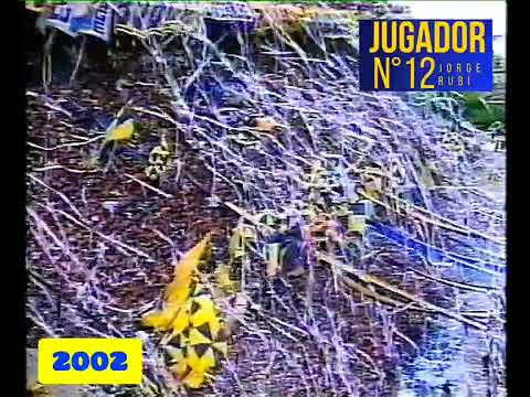 "2002 Recibimiento vs River" Barra: La 12 &bull; Club: Boca Juniors