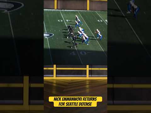 Seattle Defense gets pick up they need with Nick Emmanwori returning.