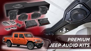 Premium Plug-N-Play Audio Systems Designed To Fit Select 2020-2023 Jeep Gladiator