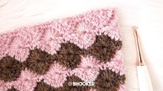How to Crochet the Catherine Wheel Stitch | Stash Busting Stitch!