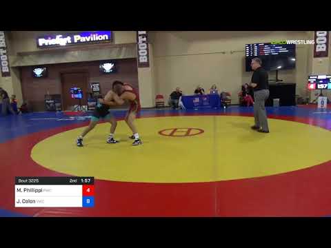 2018 Marine Corps US Open/Senior Men's Freestyle 61 Con 16 #2 - Micky Phillippi (PWC) Vs. Jacob Co