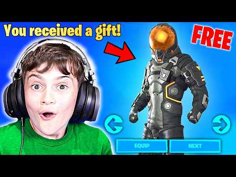 Gifting Little Bro *NEW* Chapter 7 LEVEL 100 Battle Pass! (FREE)