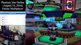 Phantasy Star Online (August 14 2016) Sega Dreamcast Online Multiplayer [w/ Commentary]