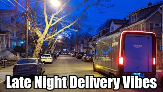 POV: Driving the Rivian Electric Van At Night