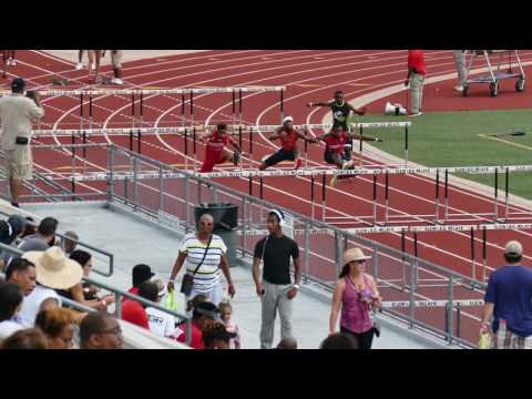 2017 NORTHWEST FLYERS TRACK MEET - 17-18 YR MEN 110 METER HURDLES - H2