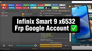 Infinix Smart 9 x6532 Frp Google Account bypass with Unlock Tool