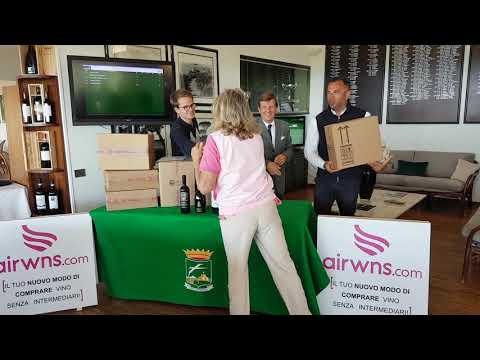 Premiazione AIRWNS Wine Golf Cup - G.C.Punta Ala 04.05.2019