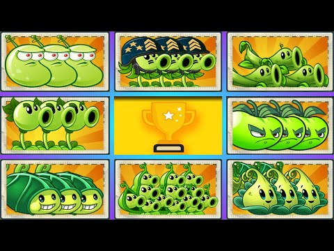 PvZ 2 - Tournament 8 Best Green Team Plants Battlez - Who Will Win?