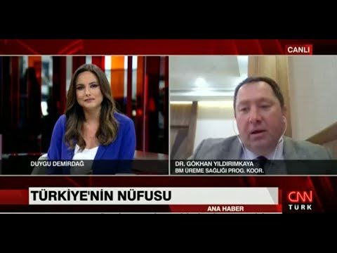 Dünya Nüfus Günü 2017'de Dr. Gökhan Yıldırımkaya'nın CNN Türk canlı yayın kaydı