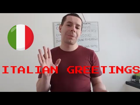 #LearnItalian #greetings #salutation Italian Lesson 6| How To Greet