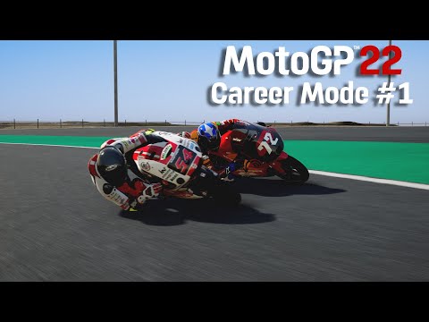 MotoGP 22 Career Mode Part 1 - Aggressive Ai!!!