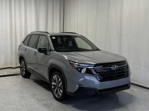 2025 Subaru Forester Premier AWD in Gray for sale at Park Mazda in Sherwood Park, AB