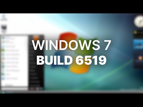 Windows 7 Build 6519 - Installation and Overview