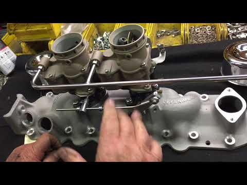 CHARLIE PRICE VINTAGE SPEED HOLLEY 94 2x2 PROGRESSIVE LINKAGE INSTALL