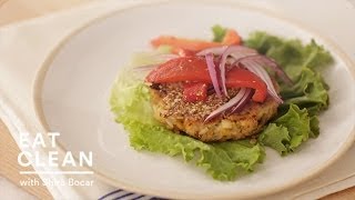 Chickpea-Brown Rice Veggie Burger - Eat Clean with Shira Bocar