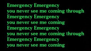 D&#39;Banj  - Emergency (Lyrics Video)