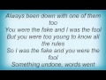 Earlimart - Fakey Fake Lyrics