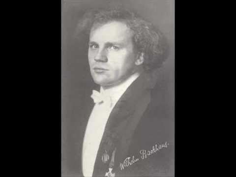 Backhaus plays Seeling Etude opus 10 no. 12 (1909 rec.)
