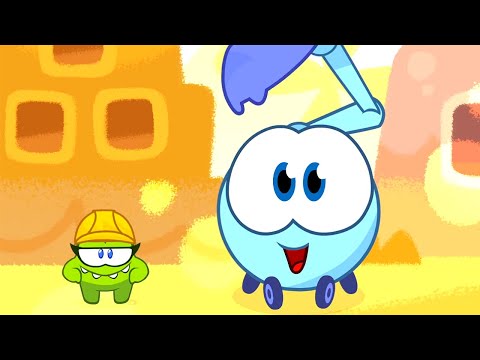 Capa de As Histórias do Om Nom: Nibble-Nom ⭐ Construções na areia ⭐ Desenhos Animados Para Crianças