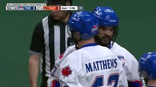 Matthews collects 5 points but the Rock fall to Buffalo