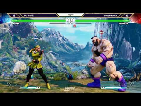 WNF 2017 SFV - PG Punk (Karin) vs Stupendous (Zangief)