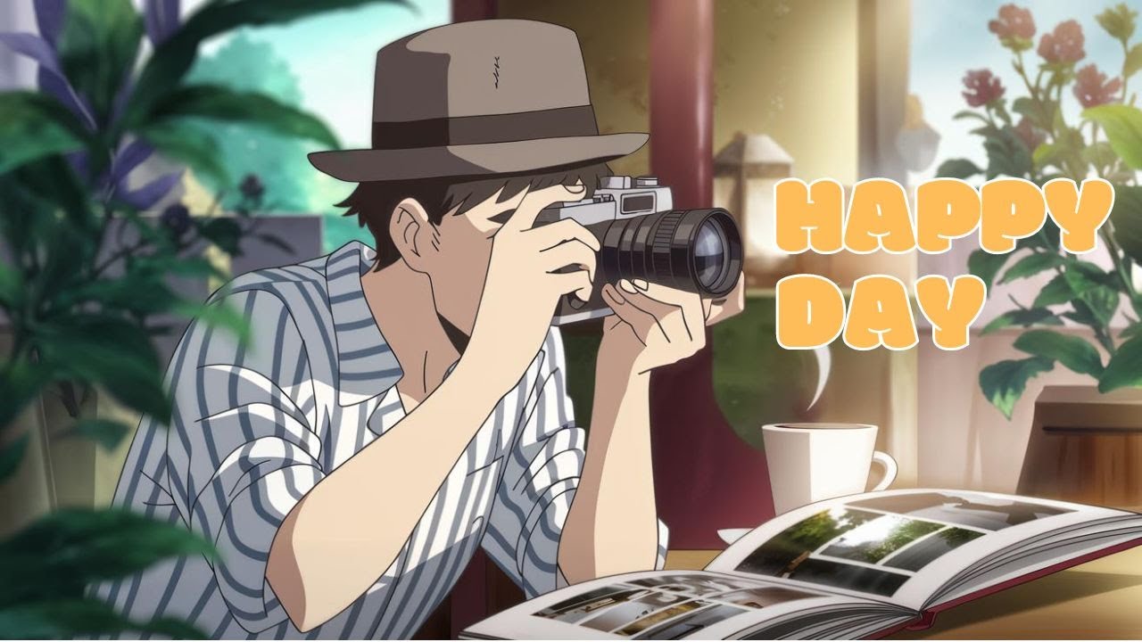 Happy Day Lofi 🌟 Stream cafe ✨cute & relaxing music ☀️ Make Your Day Better ✨ young photographer