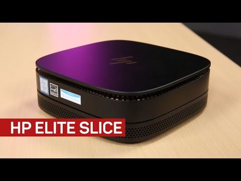 The HP Elite Slice is a sleek take on the business desktop