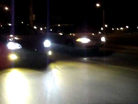 GTI MKV with Hella Xtreme Yellow Rolling