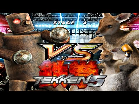 mokujin tekken 5 ending | tekken 5 mokujin story mode