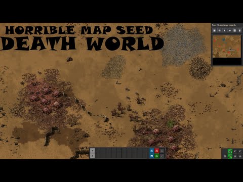 Factorio - Horrible Map Seed DeathWorld - 12 hours challenge