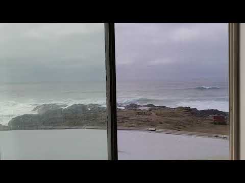 A Traviel Pursuit - View of the ocean from our room at the Adobe Resort in Yachats ("Yahuts") Oregon