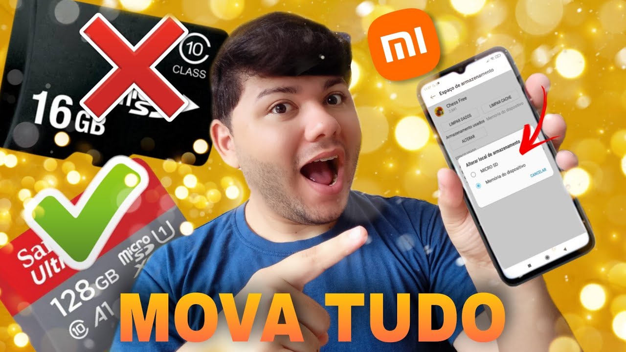 Mover apps para cartão SD Android